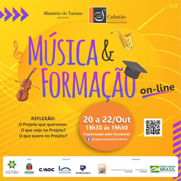 Festival “Música e Formação” tem oficinas artísticas e apresentações musicais
