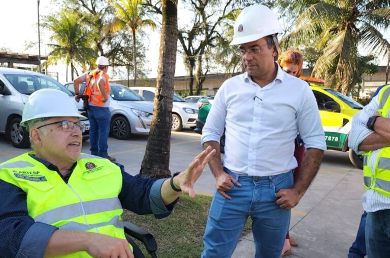 Secretário Estadual de Logística e Transportes visita Cubatão