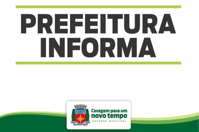 Prefeitura informa – Pagamento dos salários