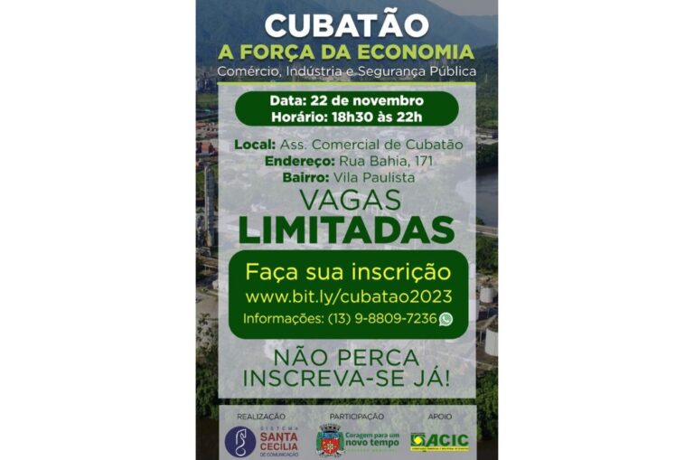 Cidade abriga ‘1º Fórum Cubatão, a força da Economia’