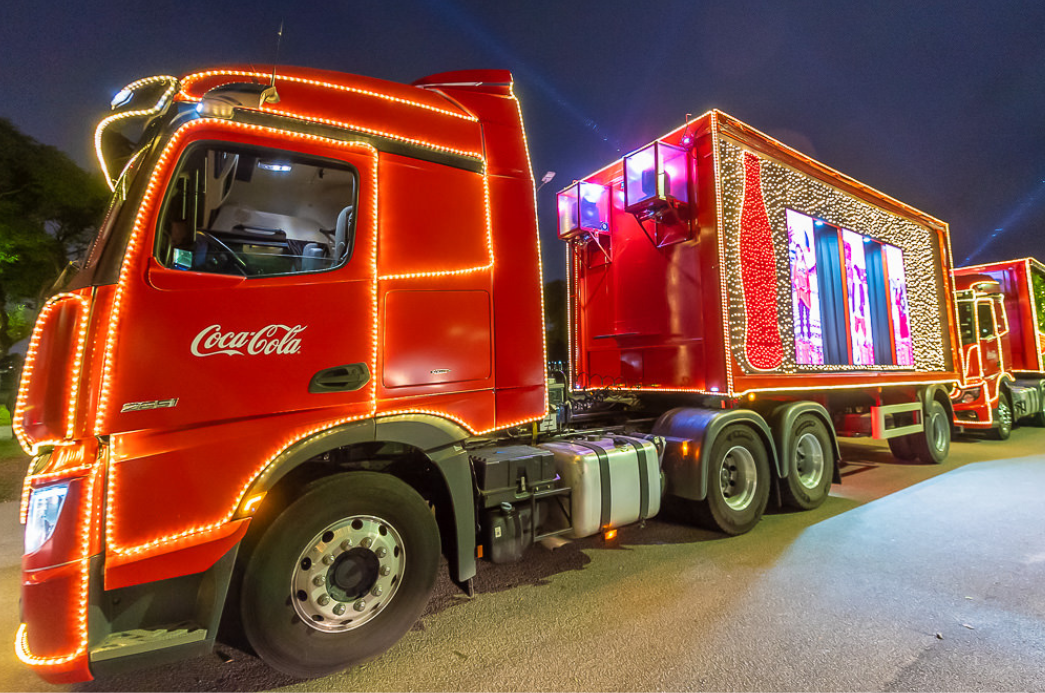 Caminhão Coca Cola Caravana Natal