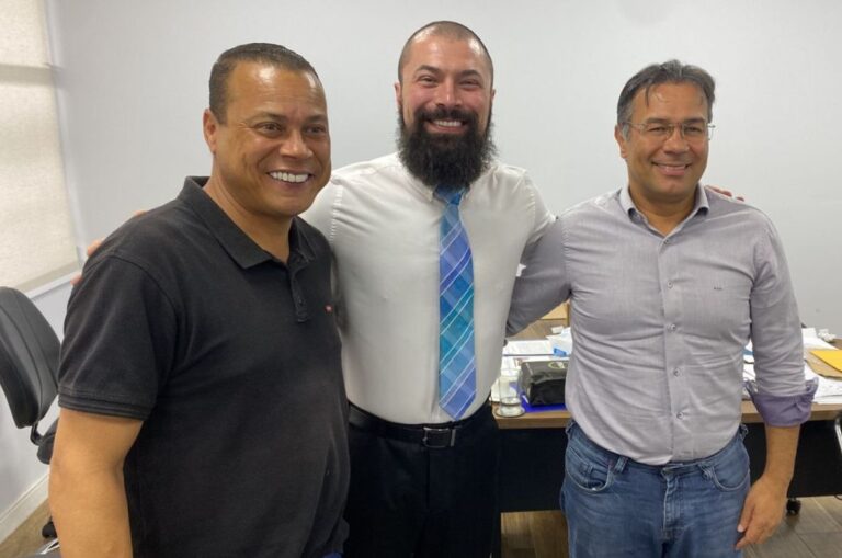 Cubatão recebe visita do deputado federal Paulo Bylinskyj