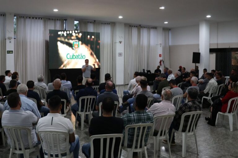 Gabinete externo: Prefeitura de Cubatão recebe empresários e comerciantes da cidade
