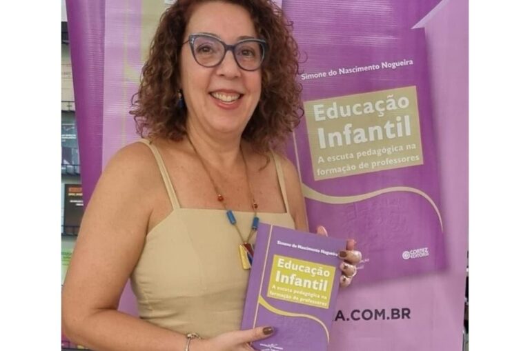 Simone do Nascimento, professora aposentada de Cubatão, lança livro sobre Educação
