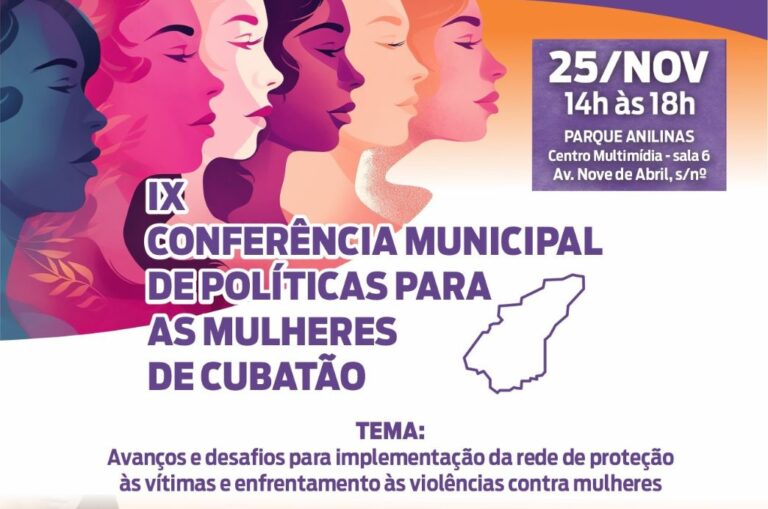 Conferência Municipal de Políticas para Mulheres é neste sábado (25)