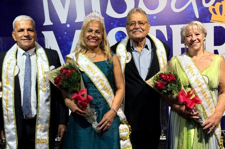 Concurso Miss & Mister Melhor Idade 2025 elege os melhores de Cubatão