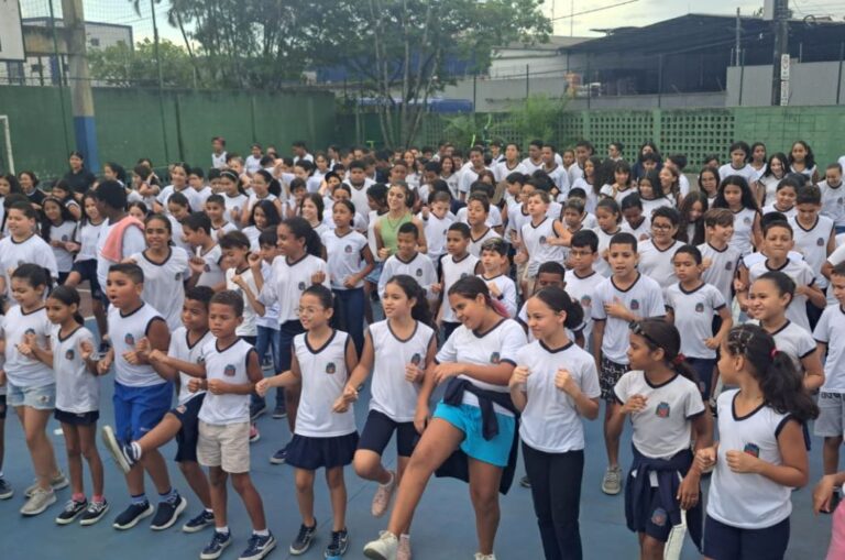 Dia do Desafio tem gincanas e atividades com alunos da UME Pieruzzi