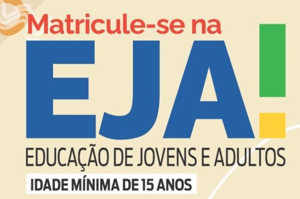EJA abre inscrições para o segundo semestre de 2025