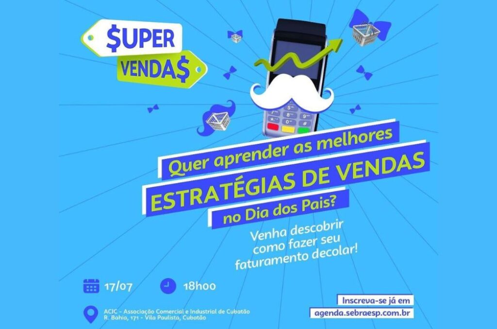 Cubatão oferece curso gratuito para empreendedores se destacarem no Dia dos Pais