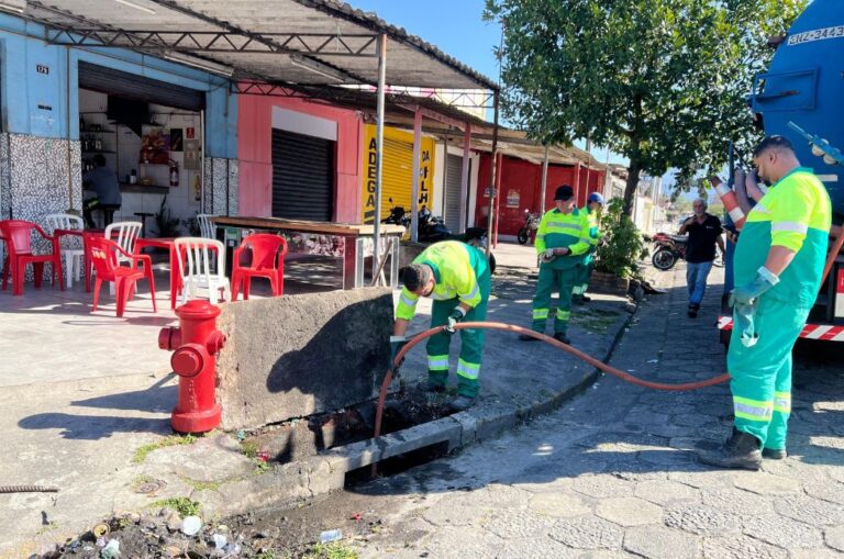 Secretaria de Manutenção Urbana e Serviços Públicos realiza ações de zeladoria em Cubatão