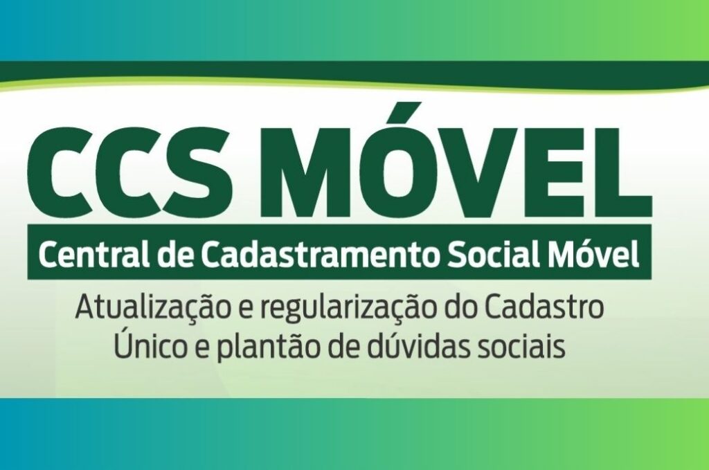 Central de Cadastramento Social Móvel atende neste sábado (20) na Cota 200
