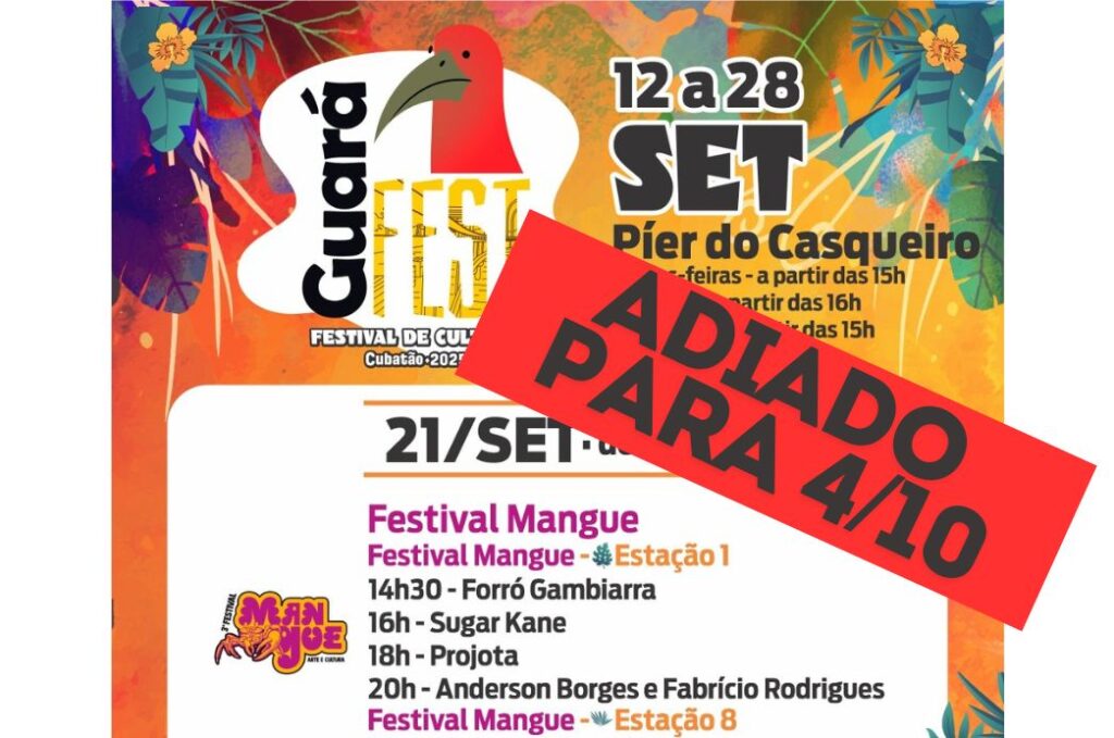 Guará Fest é suspenso neste domingo (21) por conta dos eventos climáticos