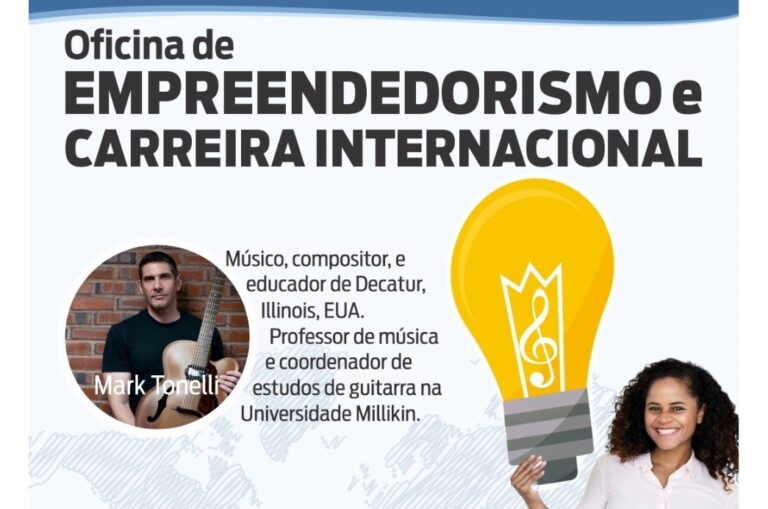 Escola Técnica de Música promove Oficina de Empreendedorismo e Carreira Internacional, no dia 16