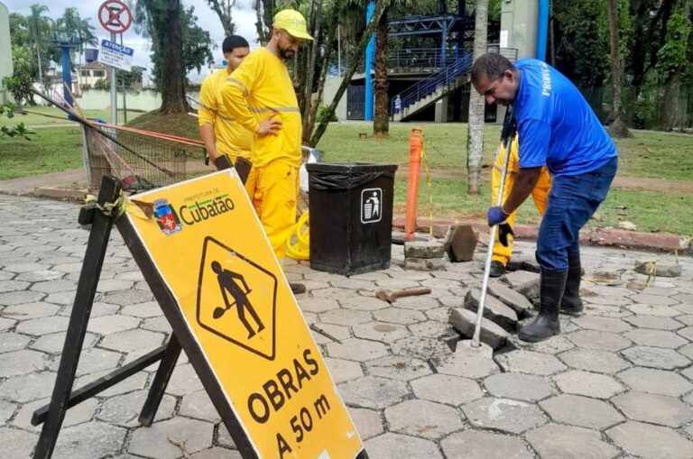 Cubatão recebe serviços de zeladoria em diversos bairros ao longo da semana