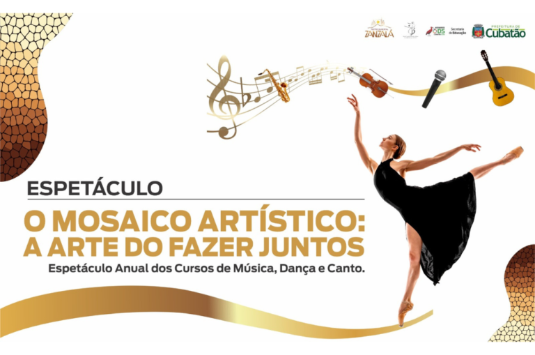 Cubatão recebe espetáculo “O Mosaico Artístico: a arte do fazer juntos”, no Teatro Municipal Zanzalá