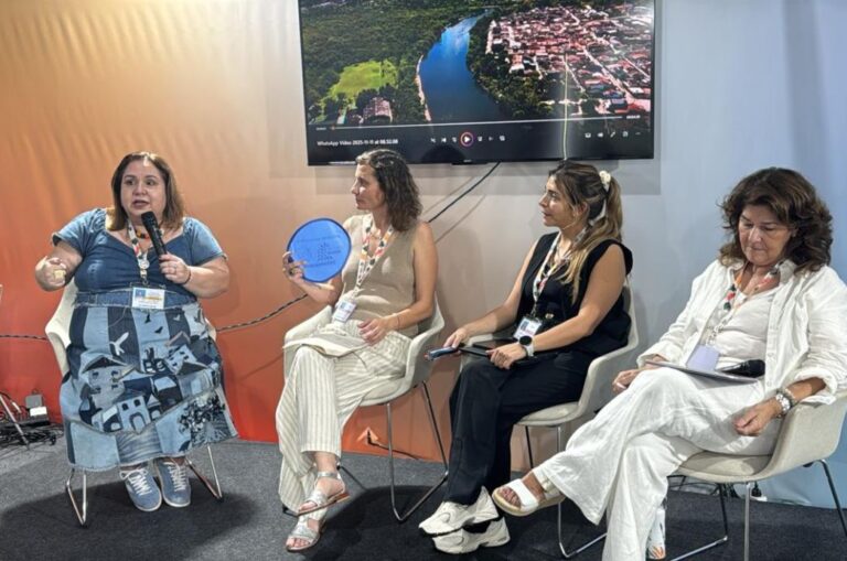 Cubatão participa do segundo dia da COP30 com destaque em debate internacional sobre boas práticas na redução de poluentes e projetos de urbanização