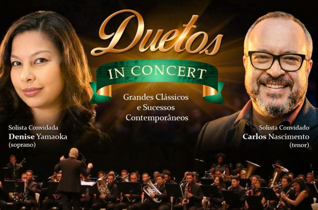 Show “Duetos em Concert” acontece neste sábado (29), no Teatro