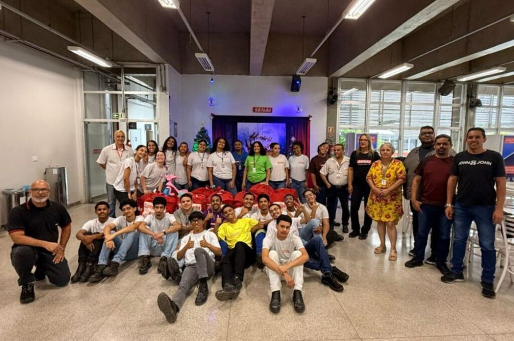 Fundo Social de Solidariedade de Cubatão recebe doação de brinquedos do Senai