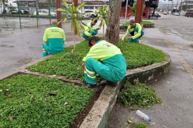 Cubatão recebe serviços de zeladoria em diversos bairros ao longo da semana