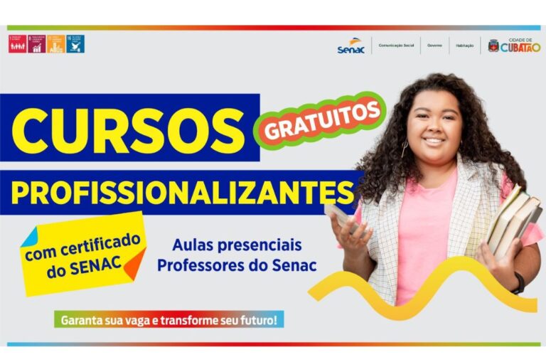 Prefeitura de Cubatão oferece cursos gratuitos de qualificação profissional para famílias de projetos habitacionais