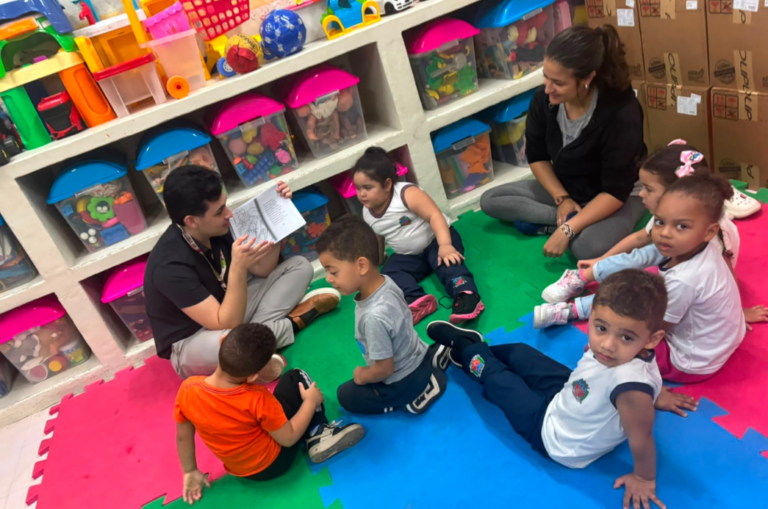 Alunos da UME Maria Rosa participam de atividade sobre alimentação saudável