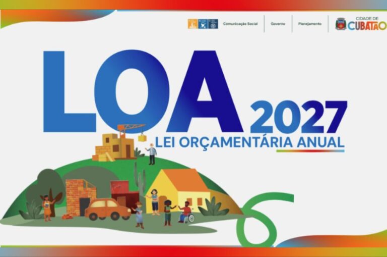 Nesta segunda (28), Cubatão realiza Audiência Pública para apresentar resultados da LOA-2027