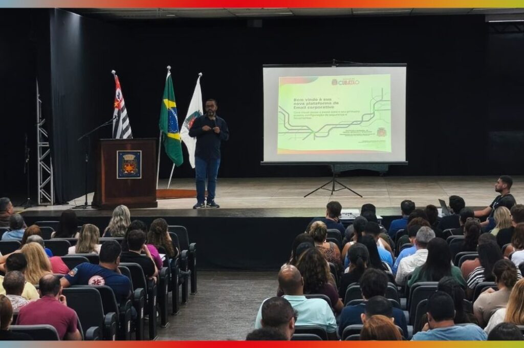 Servidores da Prefeitura recebem palestras sobre o novo e-mail corporativo institucional