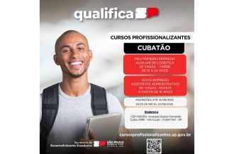 Cubatão está com vagas profissionalizantes abertas no programa Qualifica SP